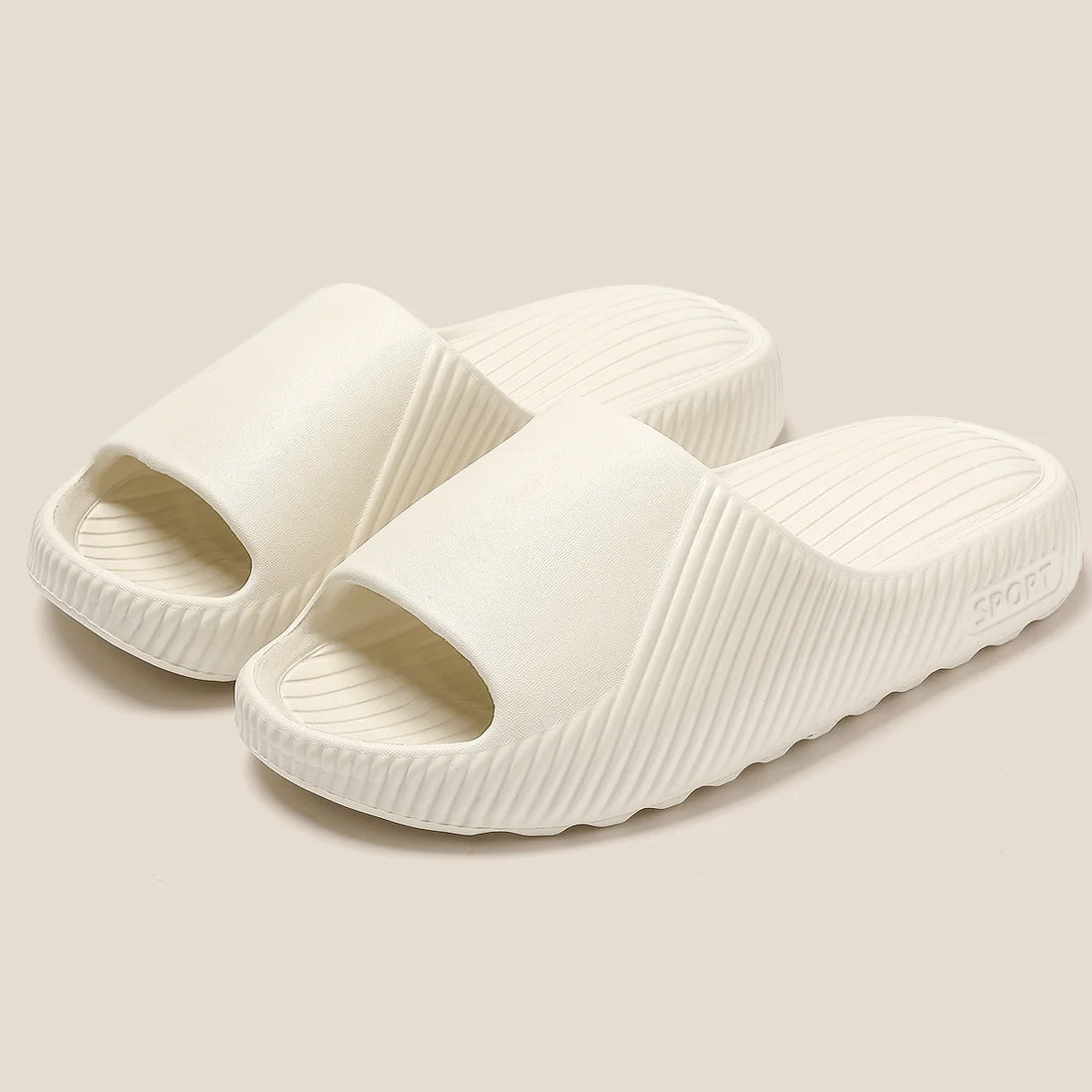QYCKABY Slippers Cloud Thick-soled Sandals 2025 Summer Fashion Soft Bottom Beach Men Slipper Womens Sandals EVA Anti-slip Slides
