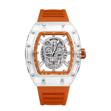 2025 New Luxury Men’s Quartz Wristwatches Fashion Trend Automatic Watch Waterproof Male Watches Luminous Transparent Strap