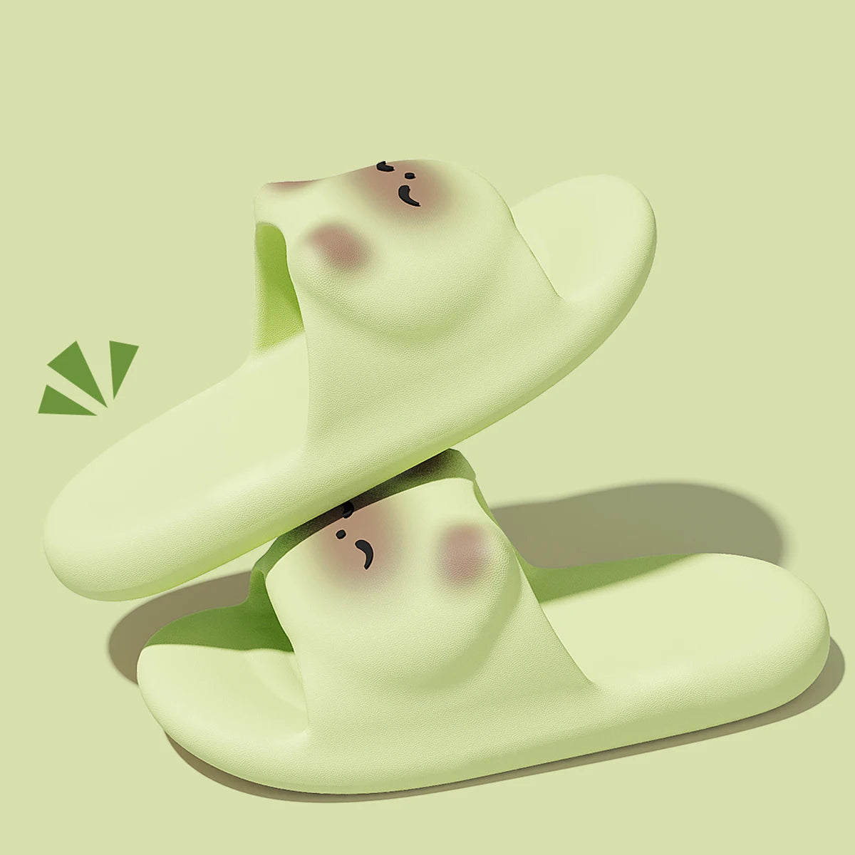 Cute Cartoon Ladies slippers Siamese Cat 3D EVA Flat Bottom Non-slip Soft And Comfortable Sandals Slippers, Suitable For Women