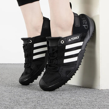 Adidas men's shoes 2024 winter outdoor permeable casual shoes training running shoes Water shoes wading shoes HP8636