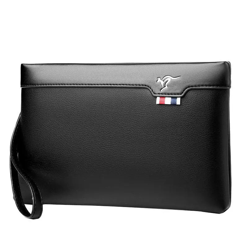 Luxury Brand Bag Fashion Waterproof  clutch Soft PU Leather Men's Purse Business Envelope Bag Bolso Hombre Clutch Sacoche Homme