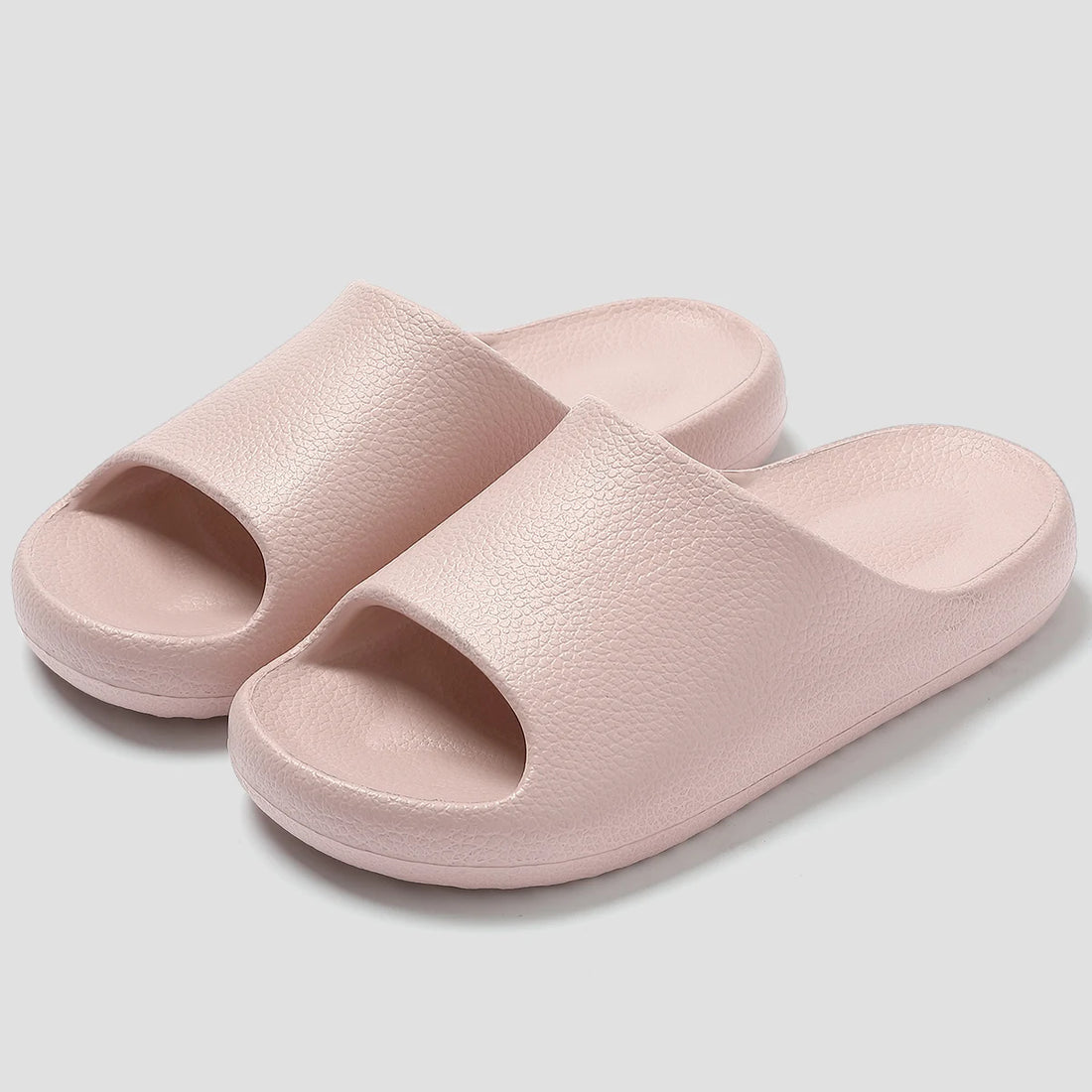 QYCKABY Fashion Women Men Slippers Summer Flat Lightweight EVA Home Bathroom Slippers Comfort Massage Indoor Slides Shower Shoes