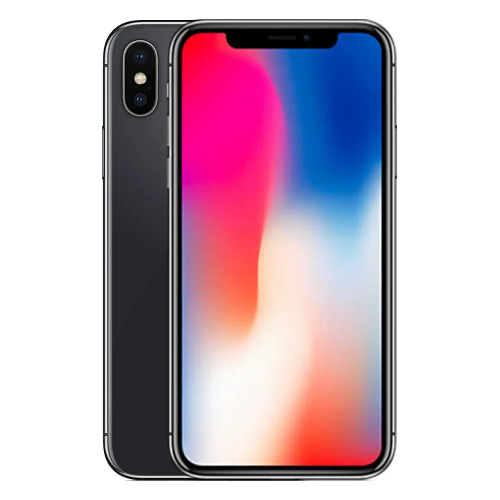 Original iPhone X 4G Mobile Phone Face ID 3D Touch 64GB/256GB HDR10 5.8" OLED Screen 12MP+7MP A11 Bionic Hexa Core SmartPhone