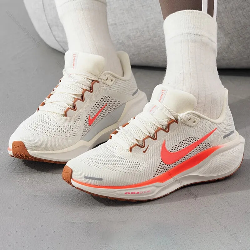 Nike Women's Shoes 2025 spring new AIR ZOOM PEGASUS 41 sneakers comfortable wear cushioned-shock running shoes FD2723-107