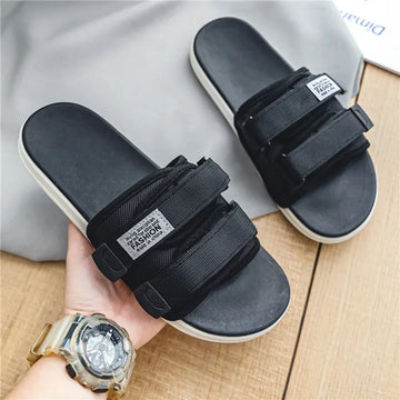 2023 Fashion New Men Slippers Outdoor Sandals Beach High Quality Casual Shoes Mens Slides Women Flip-flops Indoor Slippers