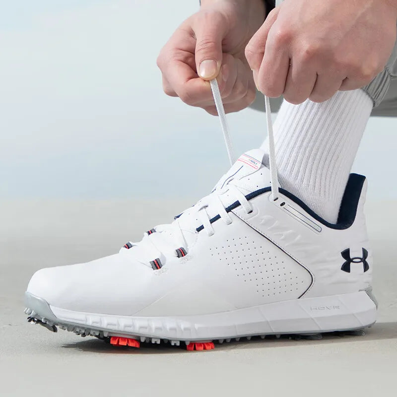 Under Armour Men's Shoes 2025 Spring Sports Shoes Outdoor golf shoes Wear-resistant trend low-top casual shoes 3025078-100