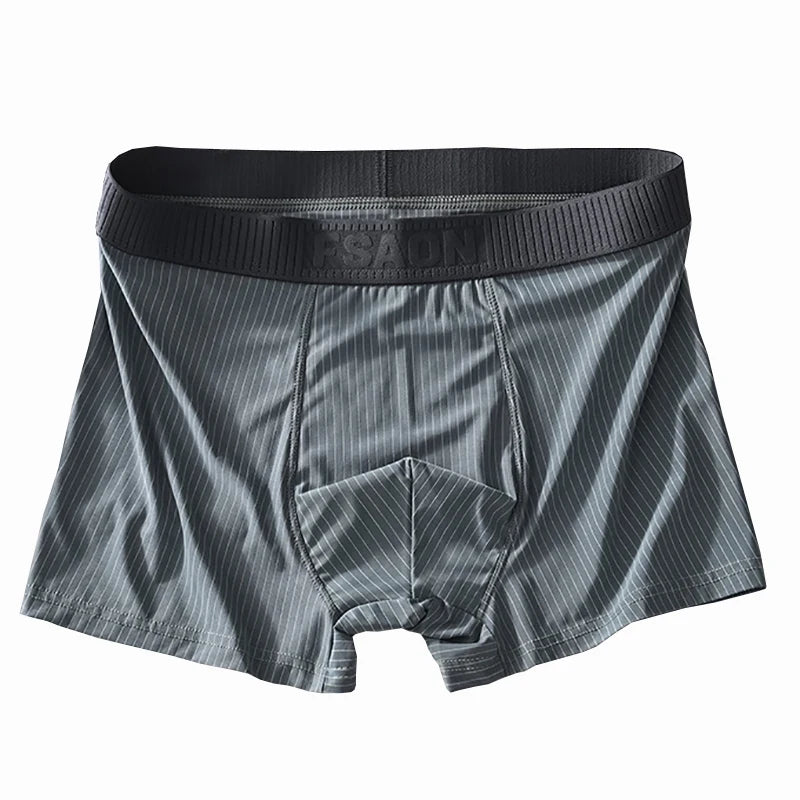 4PCS men's underwear Soft, comfortable and breathable men's boxers Everyday casual teen boxers