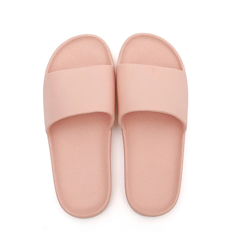 New Men Slippers Women EVA Soft Slides Summer Beach Sandals Lovers Light Shoes Bathroom Non-slip Slides Home Comfort Flip Flops