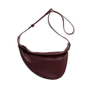 Sewing Thread Shoulder Bags Zipper Women's Bags 2025 Hot Sale PU High Capacity Handbag Solid Saddle Splicing Bolsas De Mujer