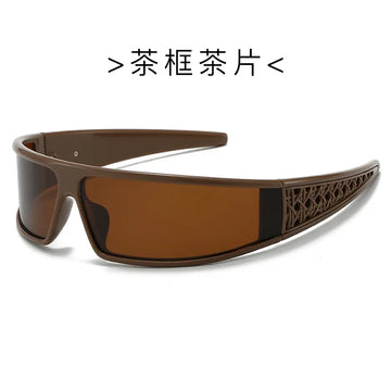 New arrival Popular Black Mask Sunglasses Women 2025 Brand Designer Headband Sun Glasses Men Goggle Shades Luxury Y2K Eyewear