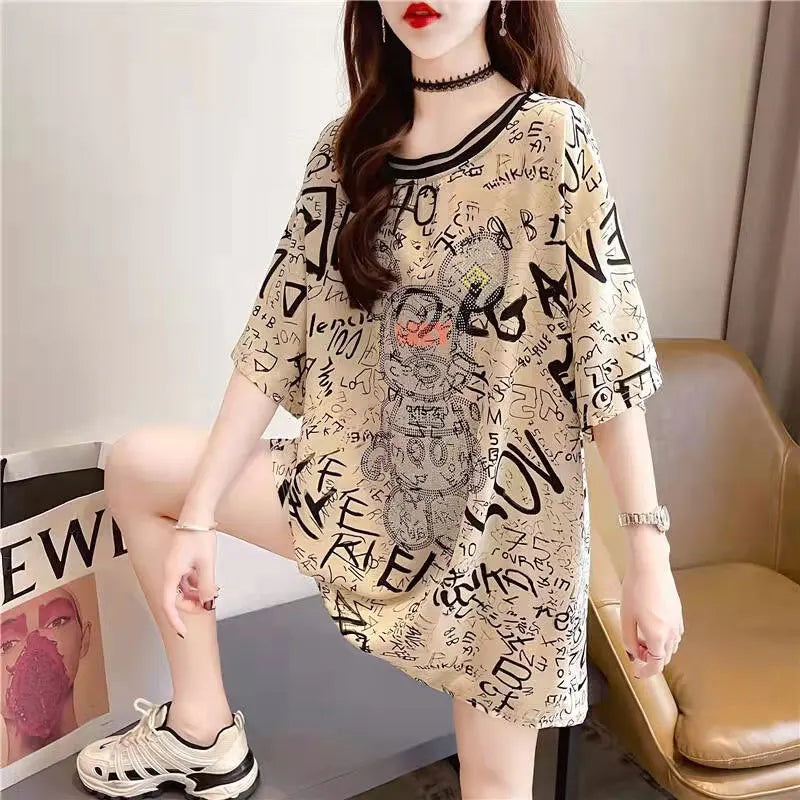 Áo thun nữ phong cách Nhật - Hàn mẫu mới 2025