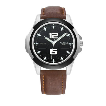 YIKAZE 2024 NEW Men's Fashion Quartz Watch Stainless Steel Luminous Waterproof Men's Wrist Watch Sport Student Watches for Man