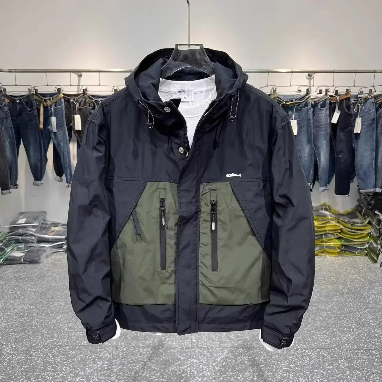 American Style Men's Sun Protection Jacket Vintage Thin Layer Climbing Outdoor Suit Casual Scene Mountain System Fashion