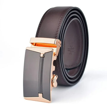 Plus Size 130 140 150 160cm Belts for Men Automatic Buckle Cummerbunds Leather Belt Men's Belts High Quality Belts 3.5cm Width
