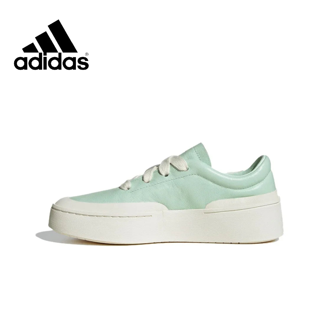Adidas LABCOURT thick bottom heightening men's and women's board shoes silver gray classic retro sneakers fashion sneakers