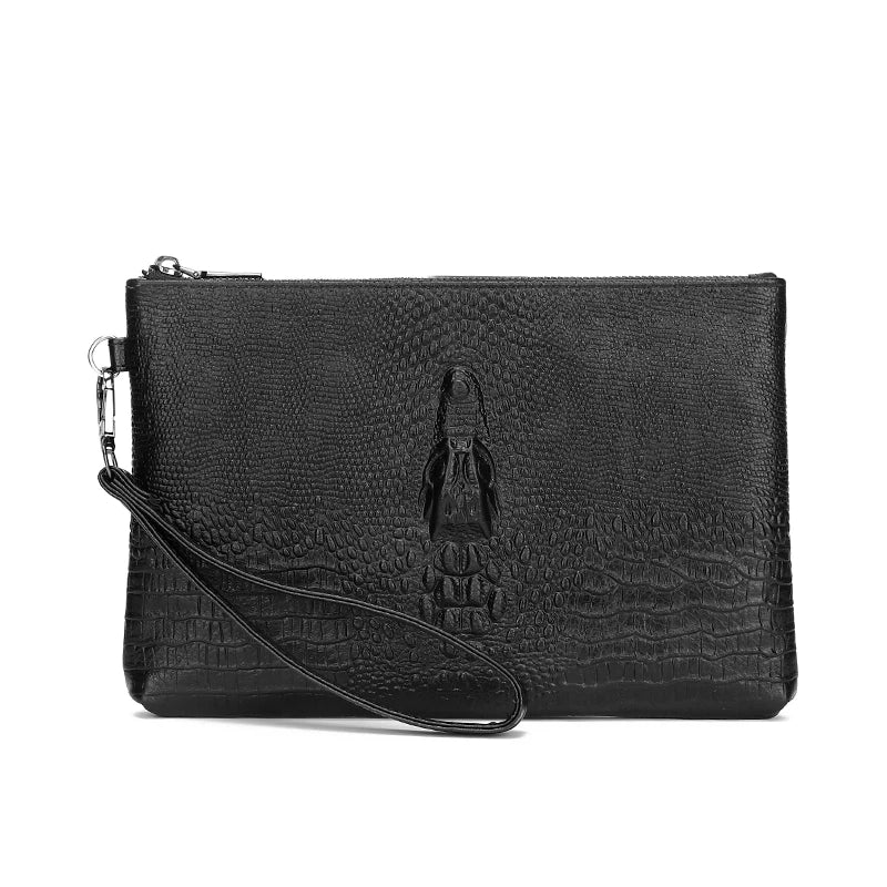 Fashion Soft Cow Leather Men Cardholder Case Luxury Male Real Leather Money Handbag High Quality Business men Clutch Bag