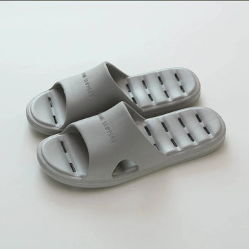 Quiet Leaking Ladies Indoor Bathroom EVA Sandals Anti-Slip Home Slippers Hollow out Design Bathroom Floor Mat Compatible