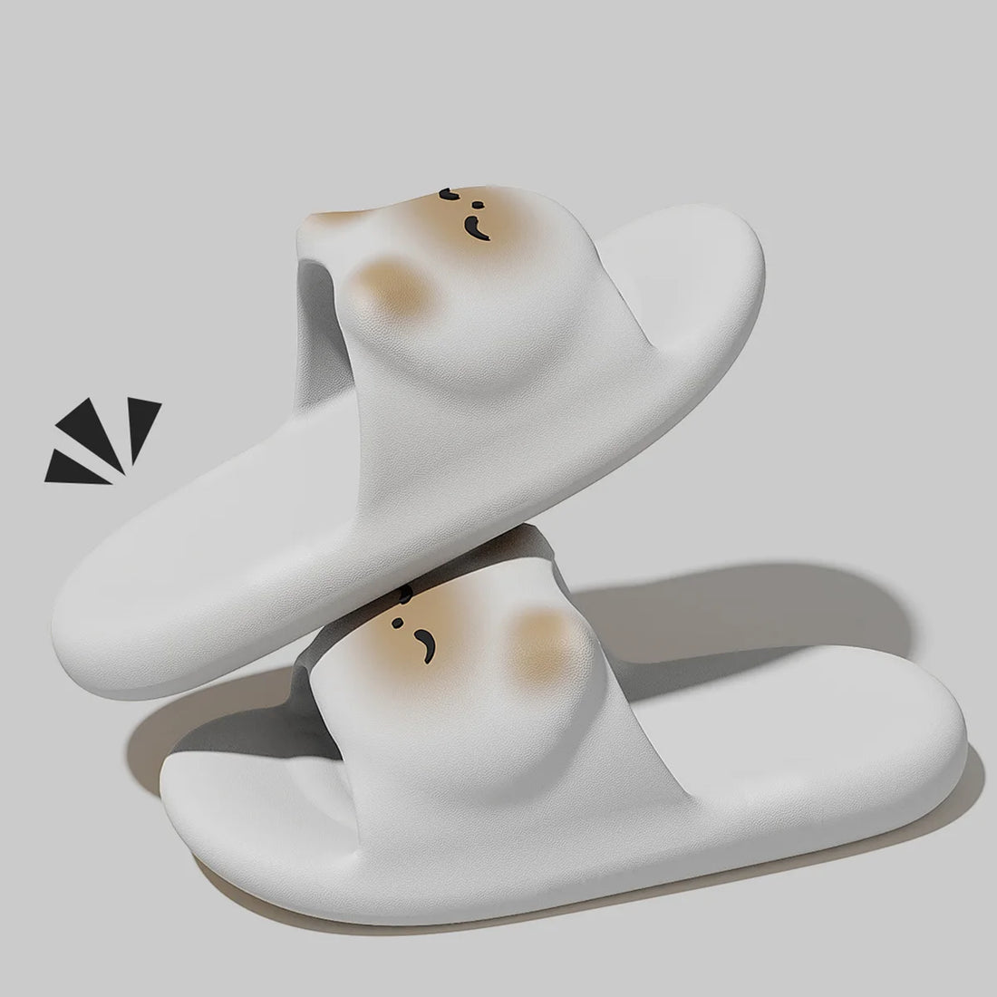 Cute Cartoon Ladies slippers Siamese Cat 3D EVA Flat Bottom Non-slip Soft And Comfortable Sandals Slippers, Suitable For Women
