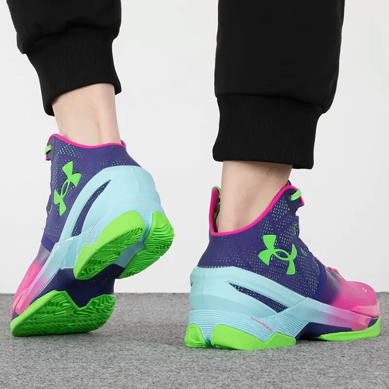 Under Armour men's shoes 2025 new fashion Curry sneakers actual combat outdoor shoes training basketball shoes 3026052-600