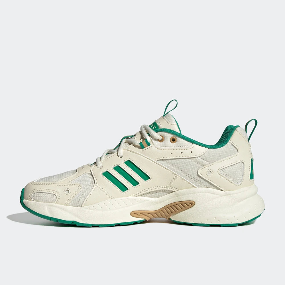 Adidas JZ RUNNER Retro - Style Breathable Mesh Sneakers with Green Accents