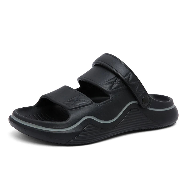 2025 Fashion Men Outdoor Sandals Slippers Beach Comfortable Slides Clogs Men Casual Shoes Garden Shoes Men Beach Slippers