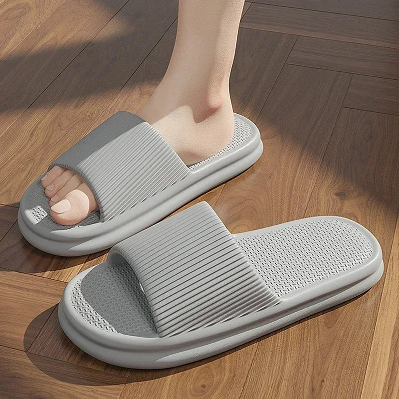 Cloud Slippers For Men Flip Flops Beach Sandals Bathroom Non-Slip Slides Men Women Slippers Indoor House Shoes Man Male Slipper