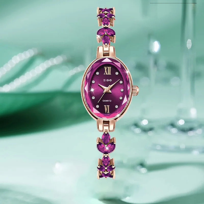 Luxury Women’s Quartz Watch Diamond setting Alloy Wristwatch Waterproof High Quality Female Wristwatch Fashion Classic Business