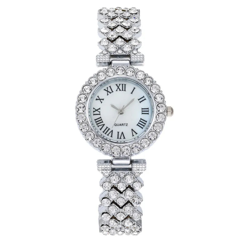 YIKAZE Fashion Women Watch Luxury Stainless Steel Ladies Quartz Watches Small Round Retro Business Female Bracelet Wristwatch