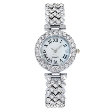 YIKAZE Fashion Women Watch Luxury Stainless Steel Ladies Quartz Watches Small Round Retro Business Female Bracelet Wristwatch