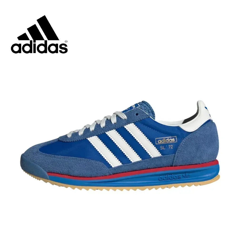 Adidas SL 72 RS Thin Sole Men's and Women's Sneakers Winter Lightweight Comfortable Casual Shoes Retro Classic Sneakers Yellow