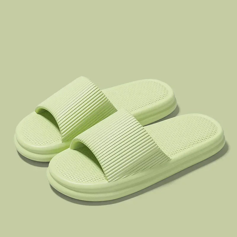 Home Slippers Women Cloud Slippers Fashion Simplicity Soft Sole Eva Comfy Indoor Sandals Non-Slip Flip Flop Men Slippers