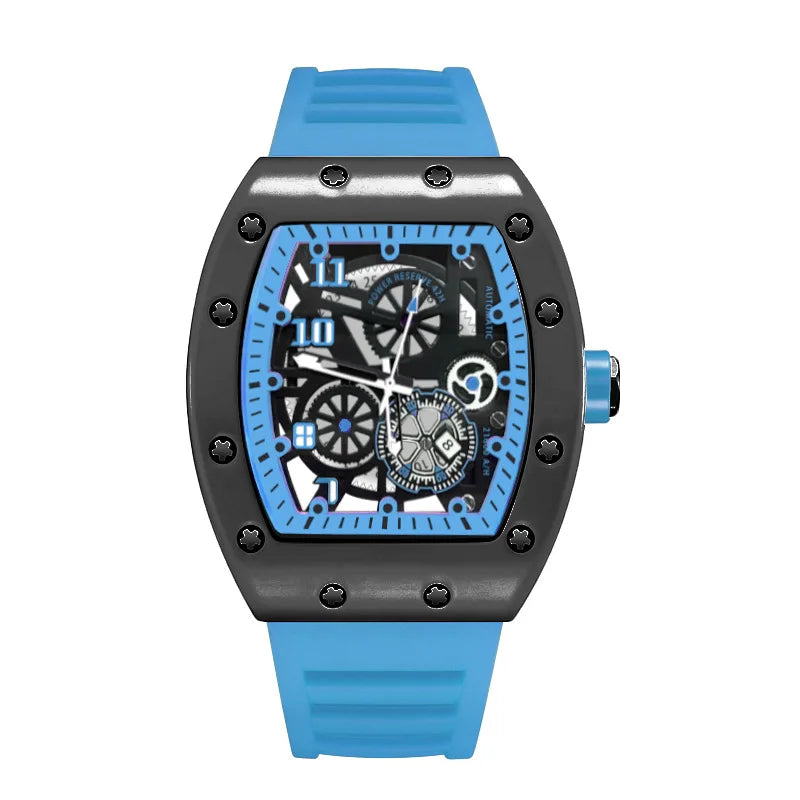 Luxury Men’s Quartz Wristwatch Male Casual Fashion Trend Automatic Quartz Hollow Luminous Waterproof Men's Watch for Man