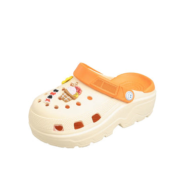 Women's Sandals Summer Outdoor Slippers EVA Soft Sole Garden Shoes Indoor Slippers Thick Sole Beach Sandals Girls Garden Shoes