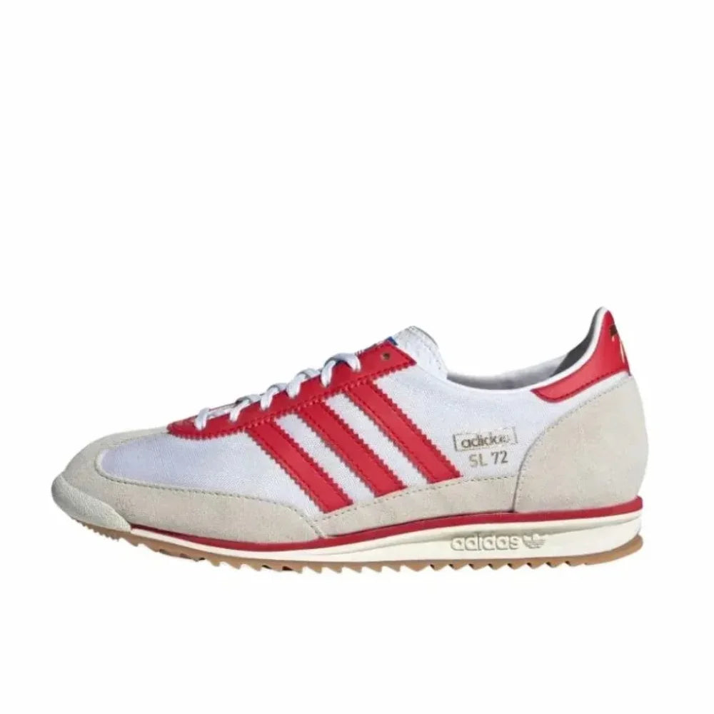 Adidas SL 72 OG Men's and Women's Lightweight Comfortable Fashion Low Top Casual Board Shoes Silver