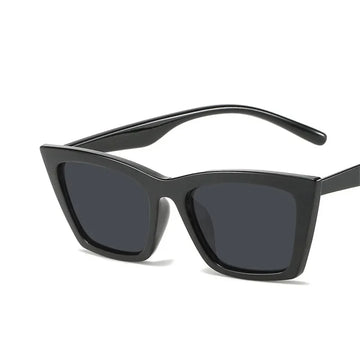 1pc  Vintage Cat Eye Sunglasses Women Square Small Frame Sun Glasses Female Retro Shades Fashion Large-frame Sunglasses