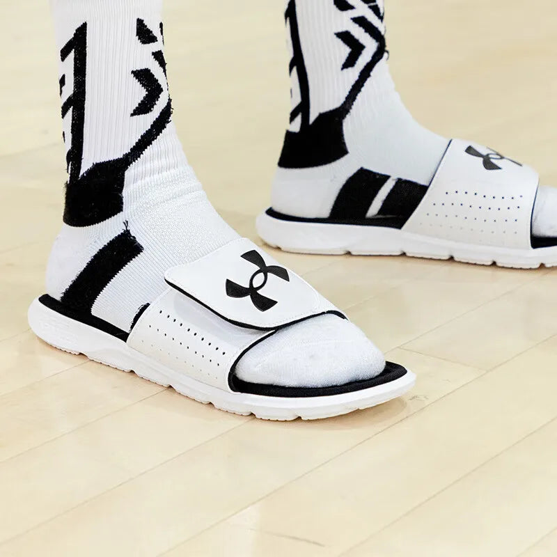 Under Armour Men's Shoes 2025 Spring Sneaker Fashion Trend Outdoor Light beach Shoes Comfortable slippers 3026023-100