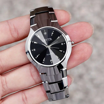 Men's Quartz Wristwatches Man Watch Alloy Strap Leather Waterproof Sports Clock Luxury Male Watches for Men Automatic Wristwatch