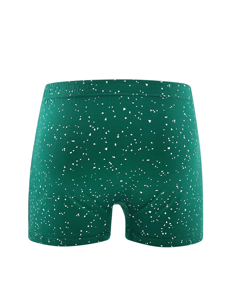 3PCS men's boxer briefs casual comfortable breathable briefs soft and comfortable teenage boxers