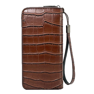 New Men's Wallet Short Frosted Leather Wallet Retro Zipper Vertical Wallet Youth Korean Multi-Card Wallet 2024 Luxury Wallet