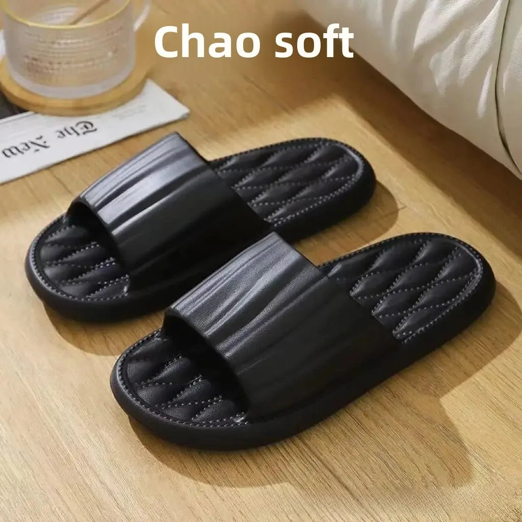 Women's EVA Slippers Indoor Home Summer Anti-Slip Odor Resistant Lightweight Wearable Bathroom Bathing Outdoor Walking
