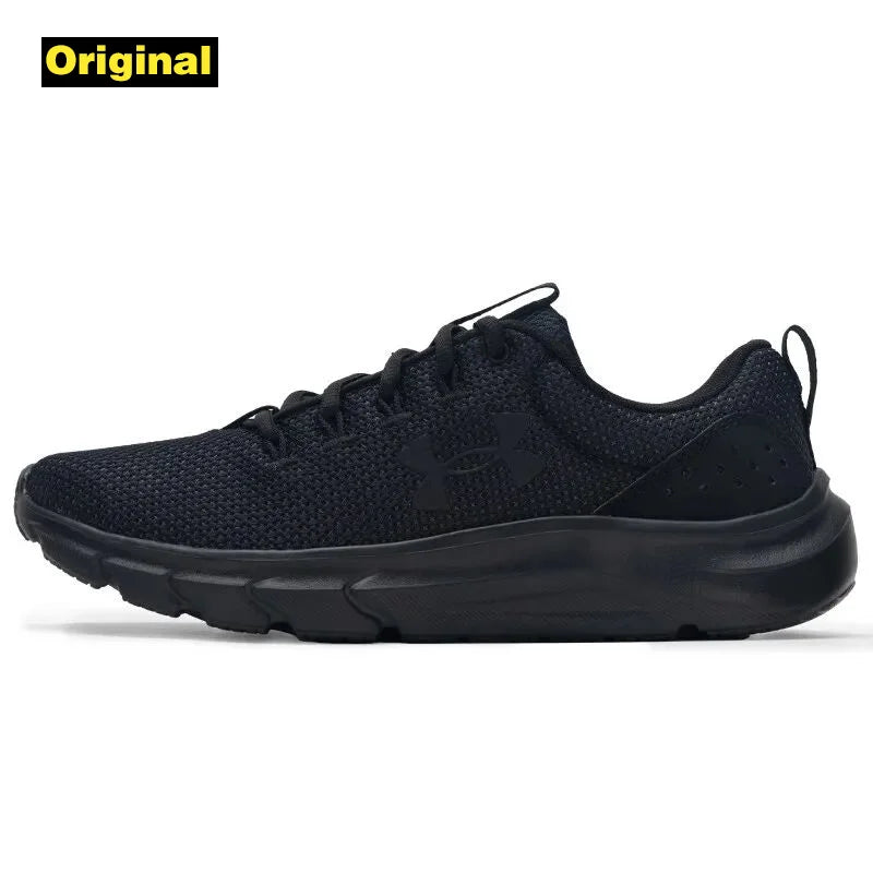 Under Armour men's shoes 2024 fall new sports shoes training fitness casual wear-resistant trend running shoes 3024880-002