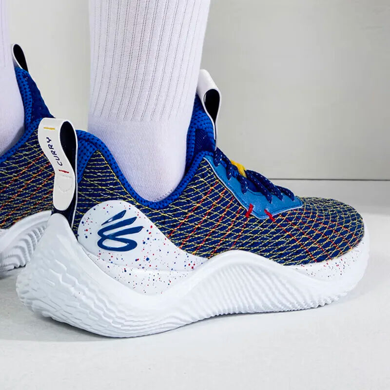Under Armour men's shoes 2025 new sports shoes fashion trend actual training wear-resistant basketball shoes 3026949-400