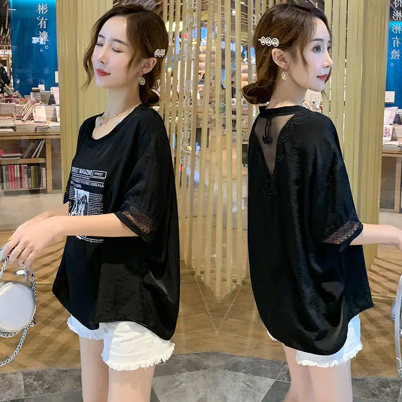 Áo thun nữ phong cách Nhật - Hàn mẫu mới 2025