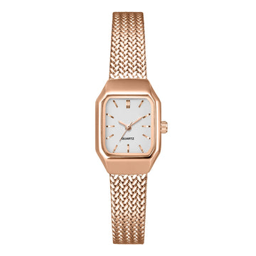 MAYZHISU Women Watch Light Luxury Retro Women Quartz Wristwatch Stainless Steel Bracelet for Gift Business Female Ladies Watches