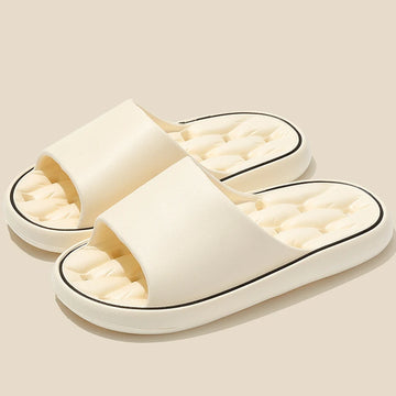 QYCKABY Men Women Cloud Slippers Summer Beach Eva Soft Sole Slide Sandals Simple Leisure Bathroom hollow out Anti-Slip Flip flop