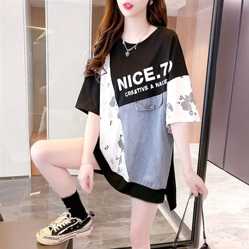 Áo thun nữ phong cách Nhật - Hàn mẫu mới 2025