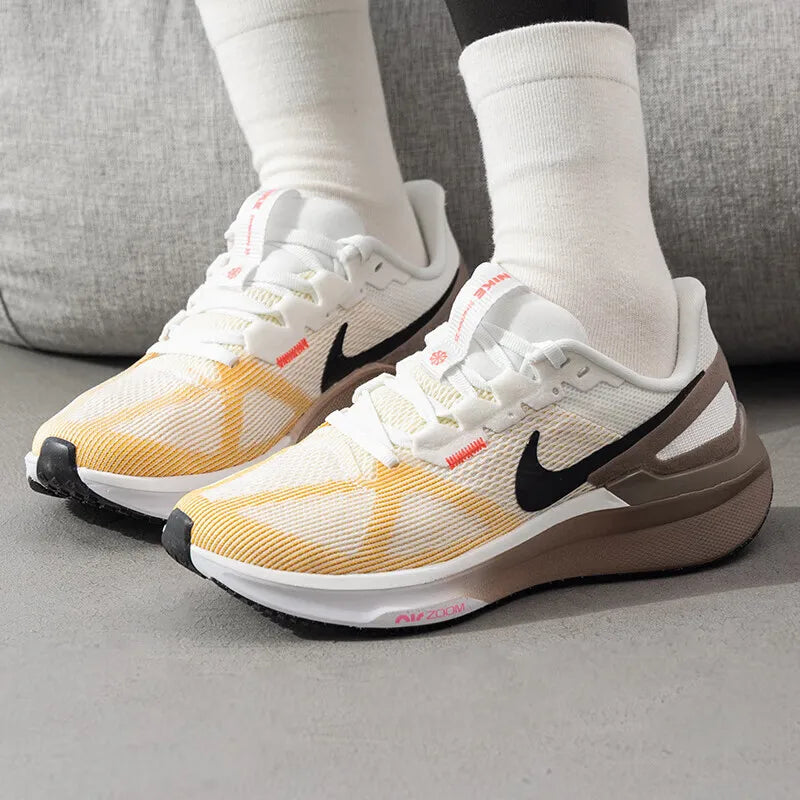 Nike women's shoes 2025 spring new AIR ZOOM air cushion sports shoes net shock absorption leisure running shoes DJ7884-110