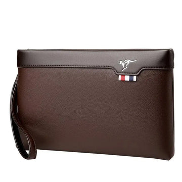 Luxury Brand Bag Fashion Waterproof  clutch Soft PU Leather Men's Purse Business Envelope Bag Bolso Hombre Clutch Sacoche Homme
