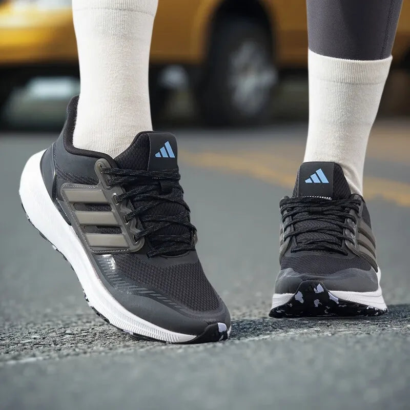 Adidas women's shoes 2025 spring new sports shoes breathable Bounce midsole cushioned wear-resistant running shoes ID9401