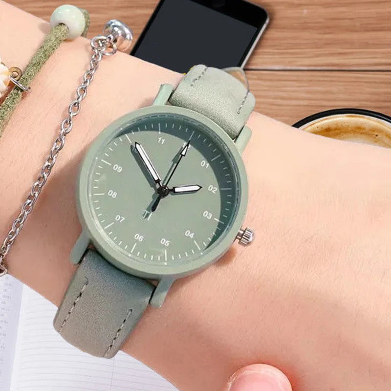 Women Luxury Quartz Watch PU Leather Strap Watches Waterproof Round Dial Retro Bracelet Watch Ladies Girls Wristwatch Reloj 시계